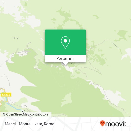 Mappa Mecci - Monte Livata