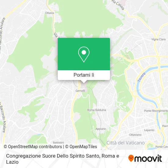 Mappa Congregazione Suore Dello Spirito Santo