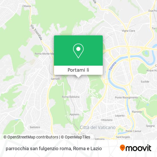 Mappa parrocchia san fulgenzio roma