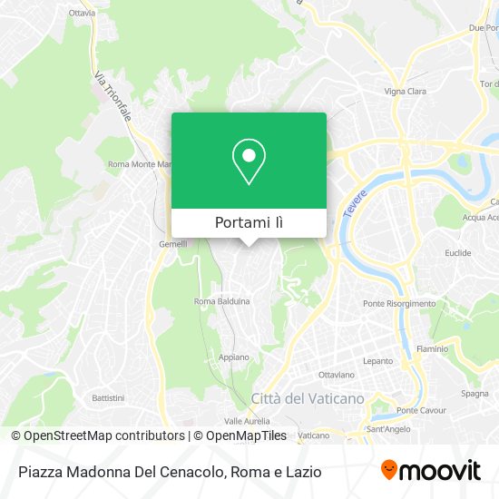 Mappa Piazza Madonna Del Cenacolo