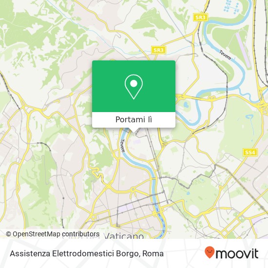 Mappa Assistenza Elettrodomestici Borgo