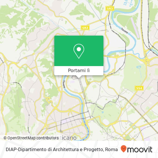 Mappa DIAP-Dipartimento di Architettura e Progetto