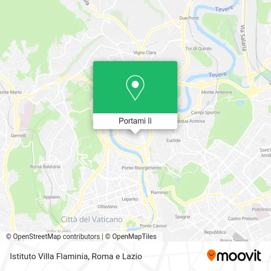 Mappa Istituto Villa Flaminia