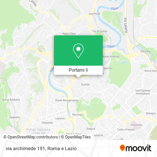 Mappa via archimede 191