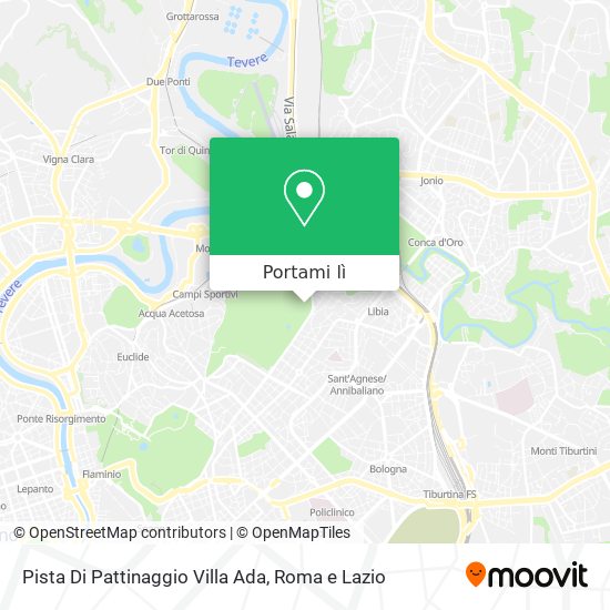 Mappa Pista Di Pattinaggio Villa Ada