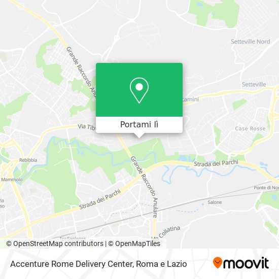 Mappa Accenture Rome Delivery Center