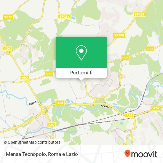 Mappa Mensa Tecnopolo