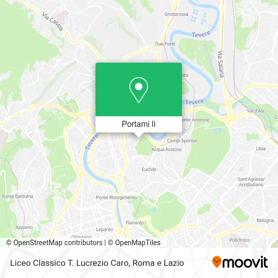 Mappa Liceo Classico T. Lucrezio Caro