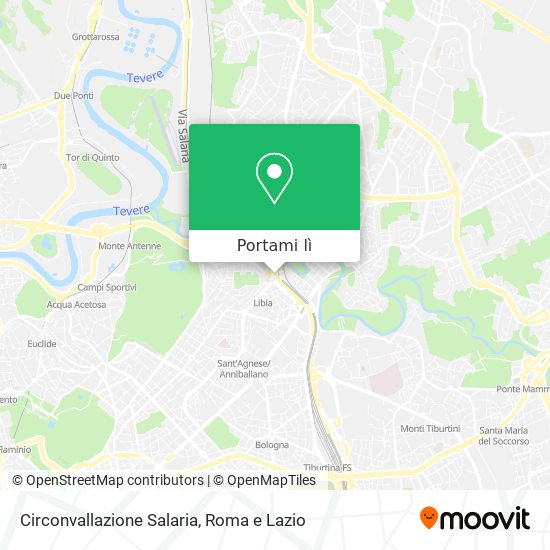 Mappa Circonvallazione Salaria