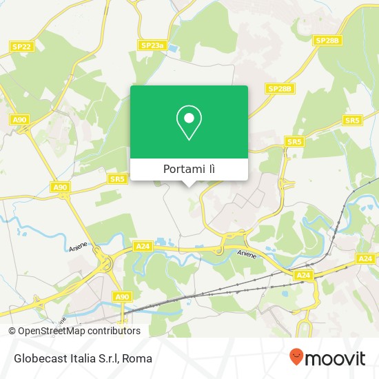 Mappa Globecast Italia S.r.l