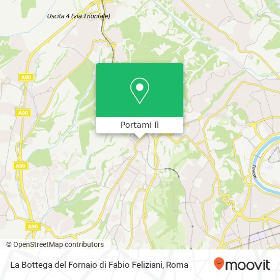 Mappa La Bottega del Fornaio di Fabio Feliziani