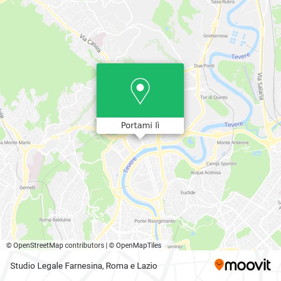 Mappa Studio Legale Farnesina