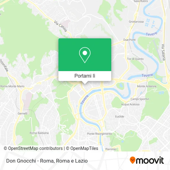 Mappa Don Gnocchi - Roma
