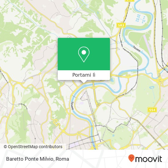 Mappa Baretto Ponte Milvio