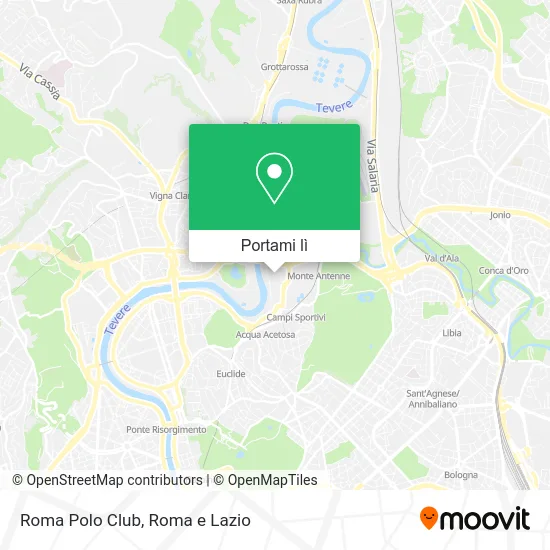 Mappa Roma Polo Club