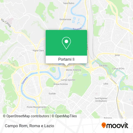 Mappa Campo Rom