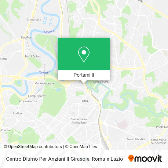 Mappa Centro Diurno Per Anziani Il Girasole