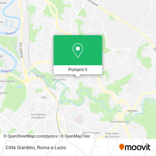 Mappa Città Giardino