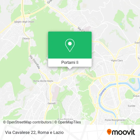 Mappa Via Cavalese 22