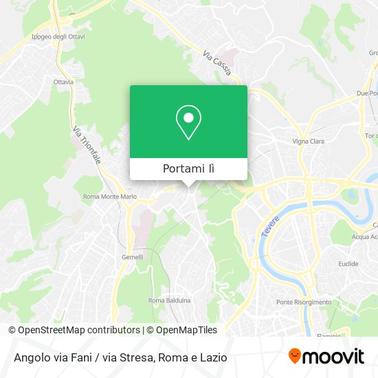 Mappa Angolo via Fani / via Stresa