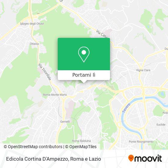 Mappa Edicola Cortina D'Ampezzo