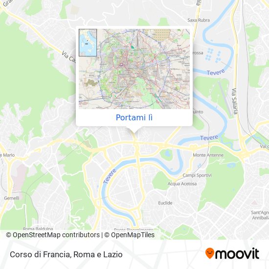 Mappa Corso di Francia