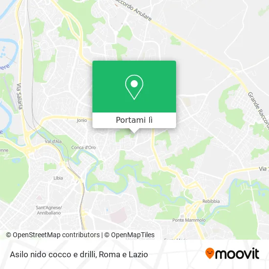 Mappa Asilo nido cocco e drilli