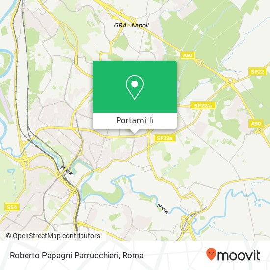 Mappa Roberto Papagni Parrucchieri