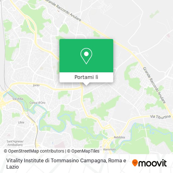 Mappa Vitality Institute di Tommasino Campagna