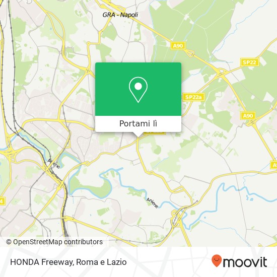 Mappa HONDA Freeway