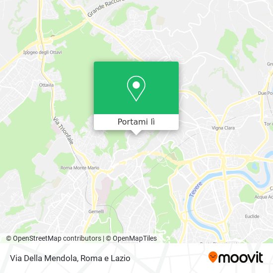 Mappa Via Della Mendola