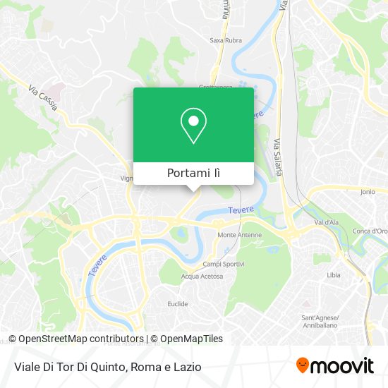 Mappa Viale Di Tor Di Quinto