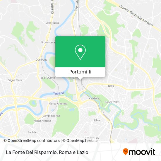 Mappa La Fonte Del Risparmio
