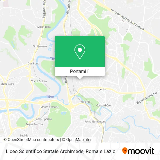 Mappa Liceo Scientifico Statale Archimede