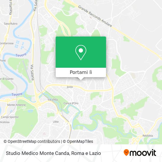 Mappa Studio Medico Monte Canda