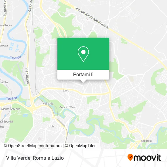 Mappa Villa Verde