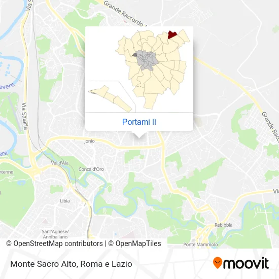 Mappa Monte Sacro Alto