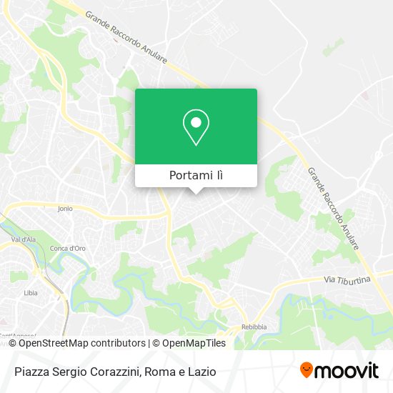 Mappa Piazza Sergio Corazzini
