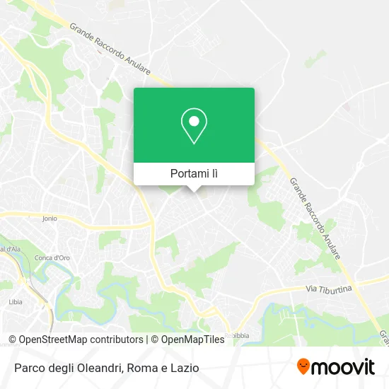 Mappa Parco degli Oleandri