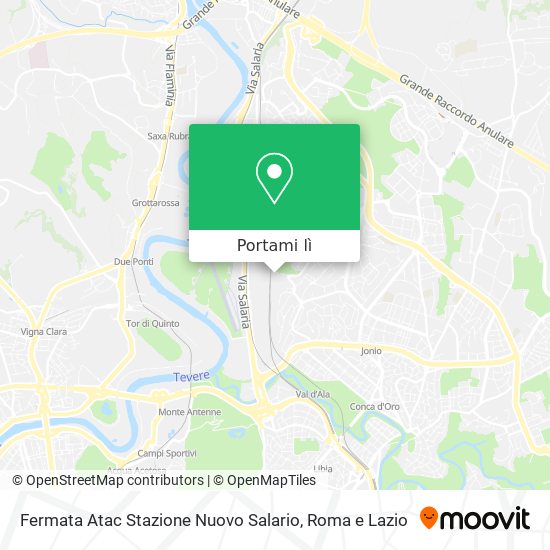 Mappa Fermata Atac Stazione Nuovo Salario