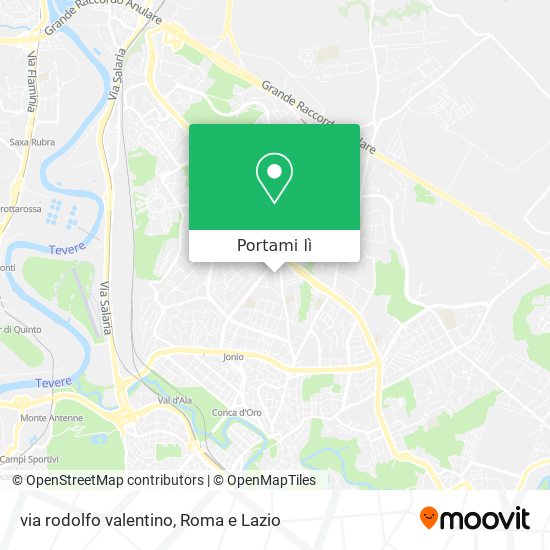 Mappa via rodolfo valentino