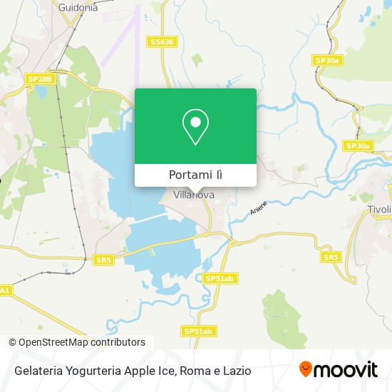 Mappa Gelateria Yogurteria Apple Ice