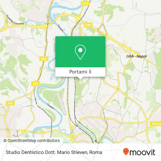 Mappa Studio Dentistico Dott. Mario Stieven