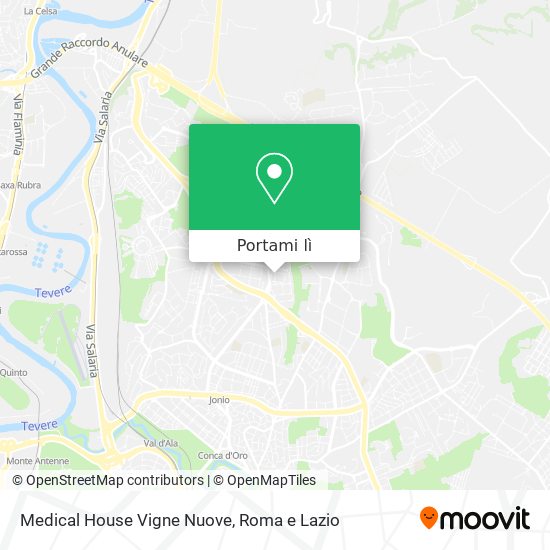 Mappa Medical House Vigne Nuove