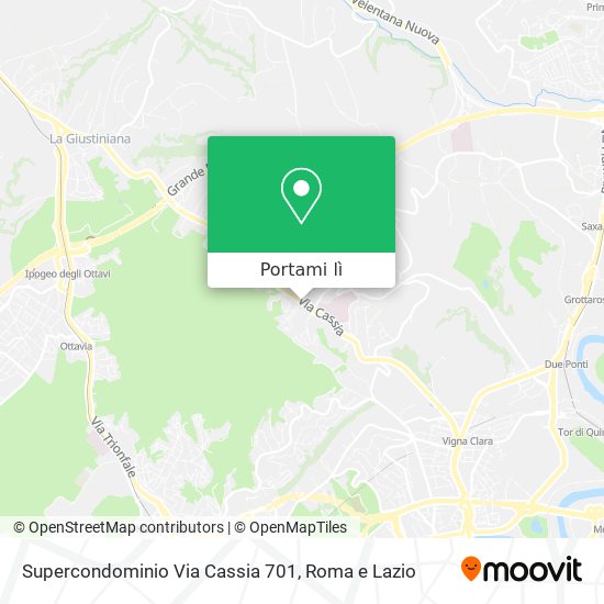 Mappa Supercondominio Via Cassia 701