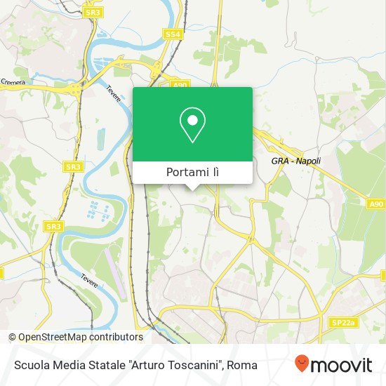 Mappa Scuola Media Statale "Arturo Toscanini"