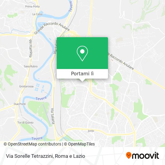 Mappa Via Sorelle Tetrazzini