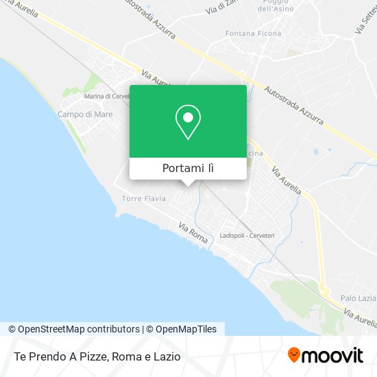 Mappa Te Prendo A Pizze