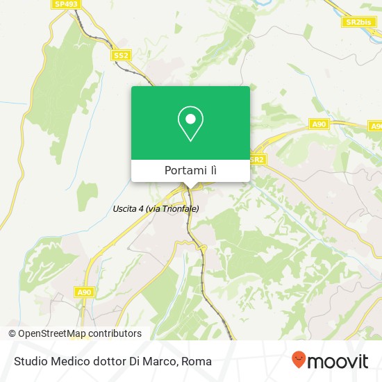 Mappa Studio Medico dottor Di Marco