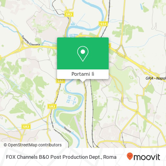 Mappa FOX Channels B&O Post Production Dept.